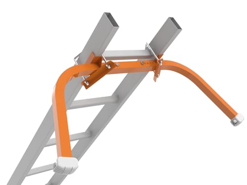 Ladder Stabilizer, Extended Ladder Stabilizer Accessory for Roof Gutter, Wing Span/Wall Ladder Standoff with Non-Slip Rubber Bottom pad,Heavy Duty Telescopic Ladder Accessories 1-Pack