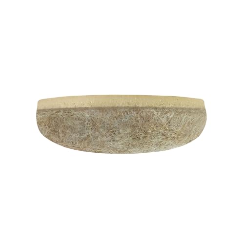 Super Sliders Secure Grip Formed Felt Movers for Furniture to Protect Hard Surfaces, 1.5", Beige (20 Pack)