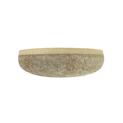 Super Sliders Secure Grip Formed Felt Movers for Furniture to Protect Hard Surfaces, 1.5", Beige (20 Pack)