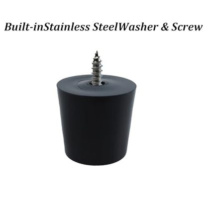 Rubber Cone-Shaped Machine Foot Shock-Absorbing pad, Instrument Chassis pad,Table and Chair Anti Slip Foot pad - size: 32*27*30