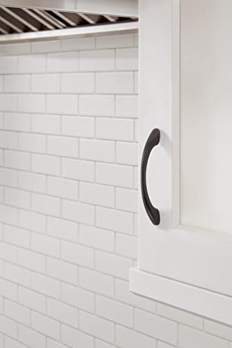 Amerock | Cabinet Pull | Oil Rubbed Bronze | 3-3/4 inch (96 mm) Center to Center | Vaile | 1 Pack | Drawer Pull | Drawer Handle | Cabinet Hardware - color: Oil Rubbed Bronze, size: 3-3/4 inch (96mm) Center-to-Center, style: Single