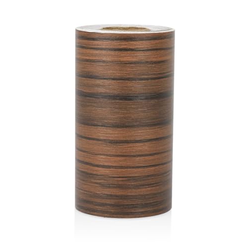 BOMEI PACK Walnut Wood Grain Repair Tape 4inch X 33ft,Self Adhesive Repair Patch for Furniture, Floors, Cabinets, Windows, Doors, RV, Home Decor and DIY Projects,1 Roll (Walnut) - color: Walnut