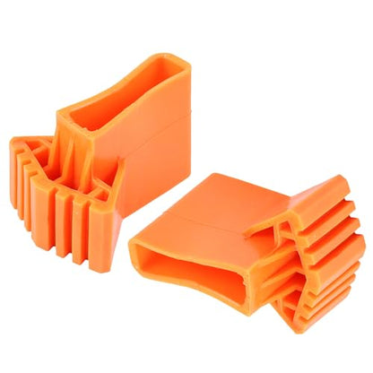 SEWACC 2pcs Non-Skid Ladder Feet Covers Folding Ladder Foot Protective Mats Heavy-Duty Non-Slip Pads for Stability and Safety in Home and Construction Use