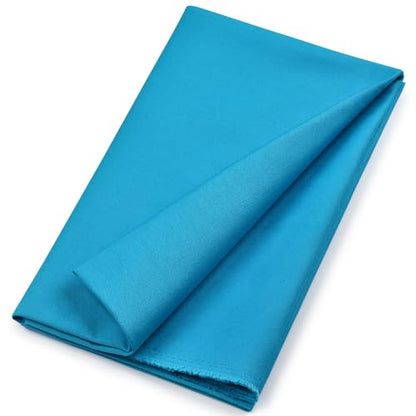 Cotton Canvas Fabric, 12oz Natural Duck Canvas Fabric Textil Medium Weight 59" Wide x 36" Lengths for Painting, Sewing, Bag, Embroidery and Crafts Projects (Blue Atoll) - color: Blue Atoll