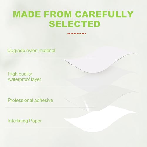 TIANLDD Waterproof Repair Tape for Boat Covers,Tents,Tarp,RV Awning，Fabric Repair Tape(Transparent) - color: Transparent, size: Nylon-7 in x 9 in