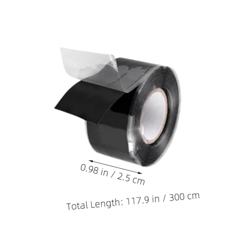 Cabilock Waterproof Tape Sealing Plumber Tape Caulk Duct Mastic Strips Repair Leak Sealer Removable Sealant Fix Leaks Flexible Tanking Adhesive for Sticky Black