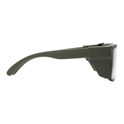 UV400 Bluelight Transition Photochromic Safety Glases Anti Scratch and Impact Resistant,Meets ANSI Z87.1 Standard - color: Military Green