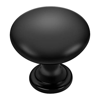 Ravinte 10 Pack Matte Black Zinc Cabinet Knobs and Pulls for Kitchen and Dresser Drawers - color: Matte Black