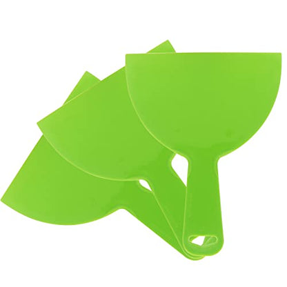 Plastic Putty Knife, 3 PCS 6 Inch Scraper Tool, Flexible Spackle Knives for Drywall, Decals, Wall Paper, Patching, Painting, Taping, Scraping Coating