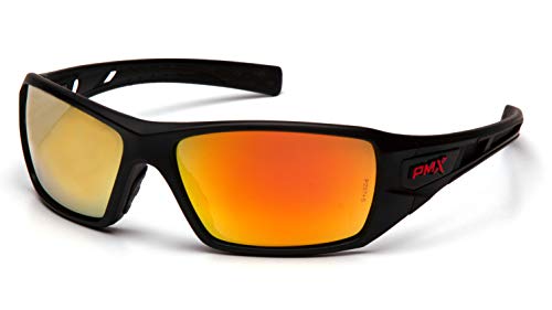 Pyramex SBRF10445D Velar Black Ice Orange Mirror - color: Black Frame / Ice Orange Mirror Lens