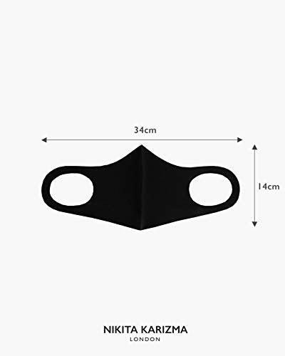 KARIZMA Styling Essentials Cloth Face Mask. 4 Buttery Soft Masks Washable Fabric. (Classic) Pink, Soft Grey, Blue and Black Face Mask Reusable. Fabric Face Mask 4 Pieces - color: Multi