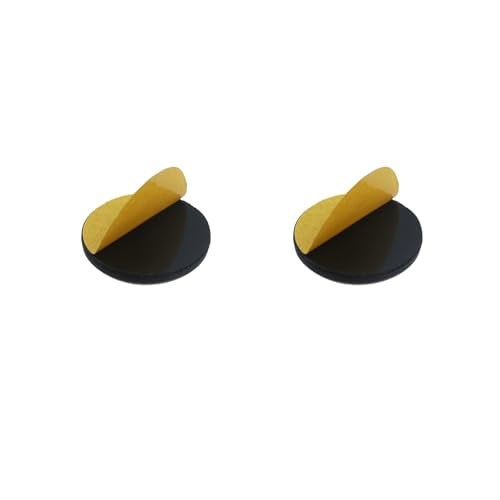 MY MIRONEY 20PCS 1" Round Chair Sliders Brown Self-Adhesive Furniture Slider Gliders Floor Protector Pads with a Clear Plastic Box - style: 1"; Brown; 20PCS