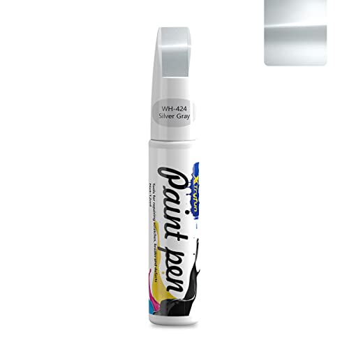 Touch Up Paint for Cars Paint Scratch Repair, Waterproof Auto Scratch Remover Pen (Silver Gray) - color: Silver Gray