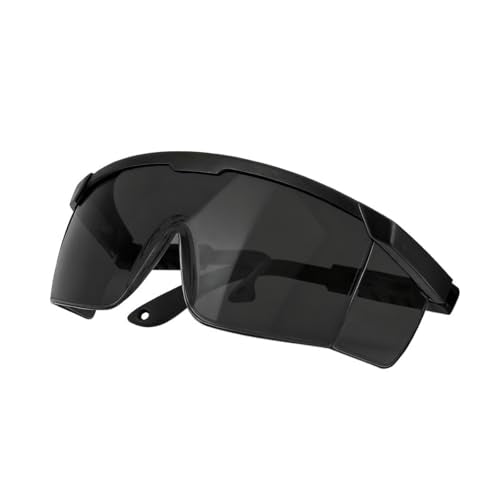 Safety Goggles Protective Eyewear Goggles, Anti Droplet Debris Googles for Work Lab - color: Black Lens
