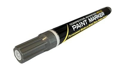 Enamel Paint Markers MPD-15 | GRAY - 1 Pack | Permanent Marks on Metal, Glass, Rubber, Plastic & more, Waterproof UV Resistant - color: Gray