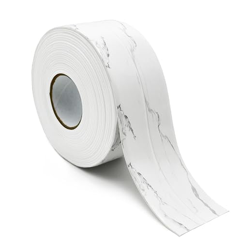UIOCSSC Caulk Tape Strip, 1.5" x 10.5Ft Self Adhesive Bath & Kitchen Sealant Strip, PVC Waterproof Sealing Tape for Bathtub Toilet Bathroom Shower Kitchen Sink - color: Cracks