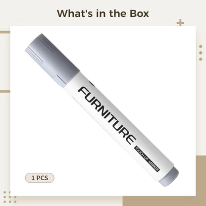 Includes Wood Filler Pens, Furniture Markers Touch Up Set, Black White Gray, Precision Angled Tip, Perfect For Furniture Enhancement And Wood Repairs