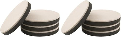 SuperSliders 4713995K Reusable Felt Furniture Movers for Hardwood Floors- Quickly and Easily Move Any Item, 5" Round (4 Pieces),Beige (Pack of 2) - size: 4 PC (Pack of 2), style: 5" Round