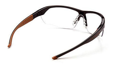 Carhartt-CHB1110DT Braswell Anti-Fog Safety Glasses Eye Protection, Black Frame, Clear Lens - color: Clear Anti-fog Lens/ Black Frame