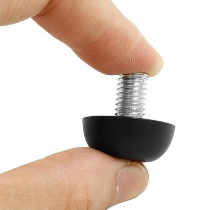 Litoexpe M8 Adjustable Furniture Leg Levelers, 8pcs Thread Screw in Furniture Leveling Feet Glides, Outdoor Patio Furniture Legs for Table, Chair, Desk, Cabinet