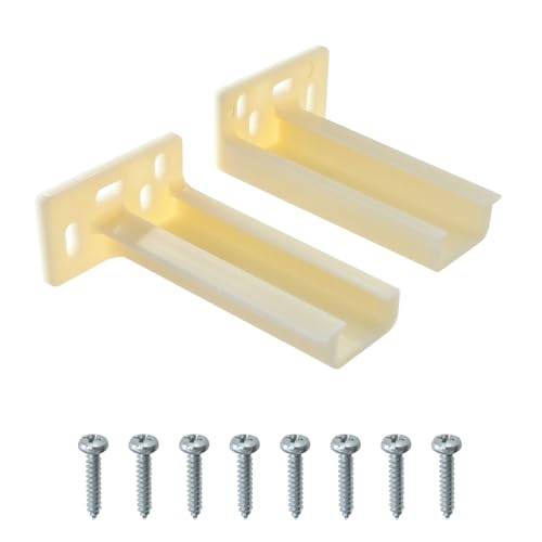 Drawer Track Back Plate R 7265 Brackets for Prime-Line, Drawer Slide Socket Replace, for Rear Drawer Track Socket Repair - size: R 7265