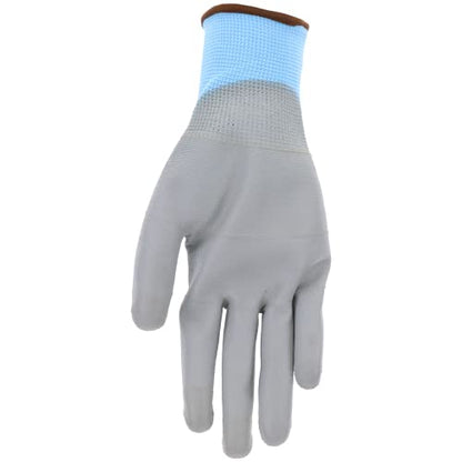 MUD Smart, Polyurethane Coating, Abrasion Resistance, Breathable, Touchscreen Compatible, Bluebery, Large (028B/L)