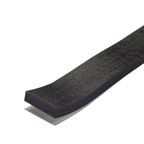 M-D Building Products 43154 3/8 in. x 1-1/4 in. x 10 ft. Black Sponge Window Seal for Ex-Large Gaps - size: 3/8" X 1-1/4"