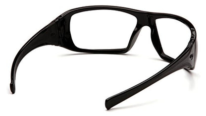Pyramex Goliath Safety Eyewear Black Frame Clear Anti Fog Lens - color: Black Frame/Clear Anti-fog Lens