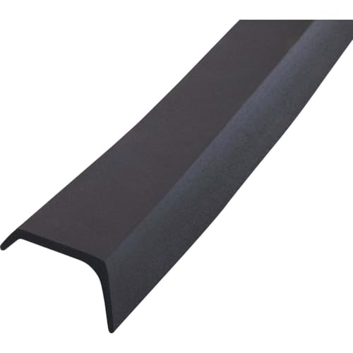 M-D Building Products 03723 9 ft. Black Rubber Garage Door Bottom Seal - size: 9 Ft.