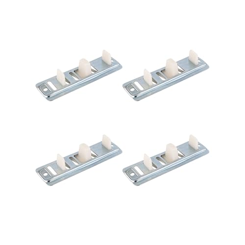 8-209-4 Bypass Floor Guide Adjustable Gray - Pack of 4