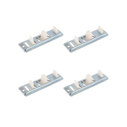8-209-4 Bypass Floor Guide Adjustable Gray - Pack of 4