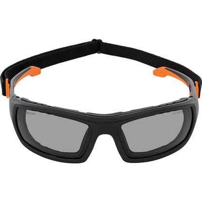 Klein Tools 60471 Safety Glasses, ANSI Z87.1+ Pro Full Frame Gasket Safety Glasses, Gray Lens, UV Protection, Anti-Fog, Scratch Resistant - size: Gasket, Gray