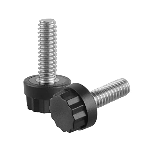 Stainless Steel Screw Leveling Feet 1/4” Furniture Levelers Adjustable Table Levelers Chair Levelers Outdoor Indoor Furniture Feet for Table, Chair, Cabinet, Patio Furniture Legs, 24 pcs Pack - color: Furniture Levelers 24pack-stainless Steel