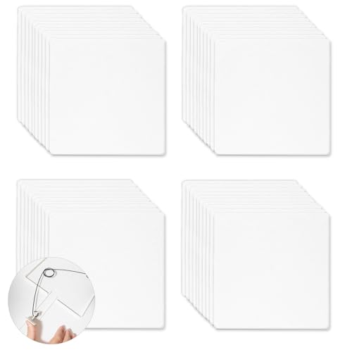 Morvat Adjustable Spring Access Panel 6"x6" Inches, for Drywall, Ceiling, Electrical, Plumbing Heavy-Duty & Easy Install, Wall Hole Cover Plate, White | Fits 5.5"x6" - 7"x7" Inches | (40-Pack) - size: 6x6 - 40PK