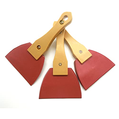 Rubber Putty Knives Home Decor 18x9.7x1.6cm for Triangle Shaped ABS Handle Filmed Paint Scraper Tool Shovel