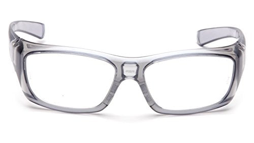 Pyramex Safety SG7910DRX Emerge Gray Clear - color: Clear Reader Customized Lens/ Gray Frame