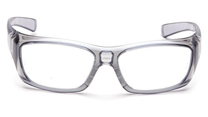 Pyramex Safety SG7910DRX Emerge Gray Clear - color: Clear Reader Customized Lens/ Gray Frame