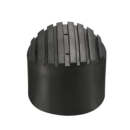 MECCANIXITY Ladder Non-Slip Feet Mat 68mm ID Rubber Round Telescopic Ladder Accessories Pad Cover Cushion for Ladder Protection Black Pack of 4 - size: 68mm