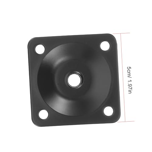 Cabilock Furniture Leg Mounting Plates Set Heavy Duty Iron Brackets for Sofa Table Chair Repair Easy to Install Sturdy Flat Design for Replacement of Worn Leg Connectors