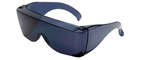 Calabria 3000 Fitover Safety Glasses with Uni-Lens – [Smoke] Wrap Around Eye Protection | Anti-Fog Scratch Resistant | Protective Eyewear - color: Smoke