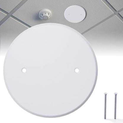 Ceiling Cover Plate，5 inch Round Outlet Covers Plate (12 PCS) - color: 12 PCS
