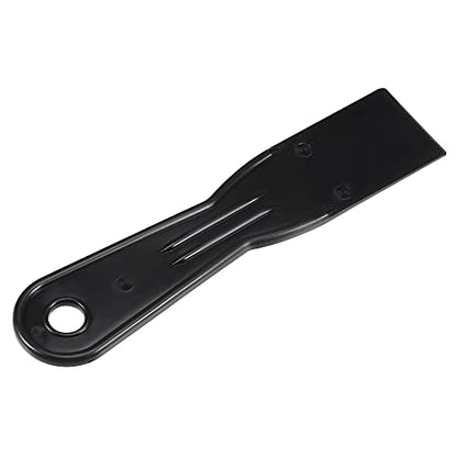 uxcell Putty Scraper 1.5" ABS Plastic Spatula Drywall Patch Repair Spreader Wall Covering Smoother Black 4Pcs