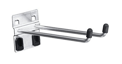Bott 14002043 Double Straight Hook For Perfo Panels 6"" Long (Pack Of 5) - 1 Each - size: 150 Mm