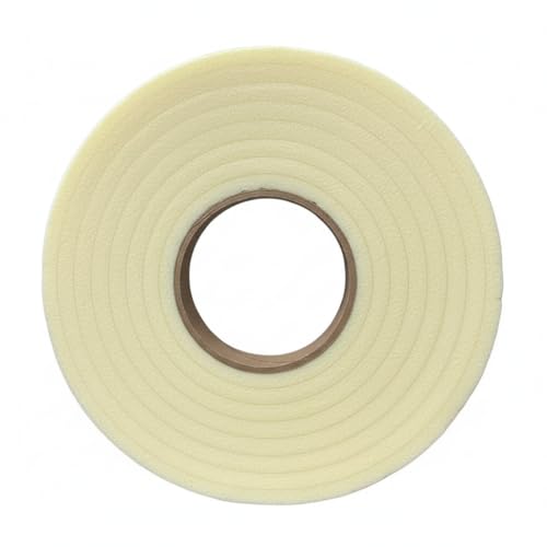 VelTherm Self-Adhesive Foam Weather Stripping for Doors & Windows - Seal Drafts, Noise, Dust & Light - Insulating Tape for AC Efficiency in Summer & Warmth in Winter - Easy Cut, 13Ft, Yellow