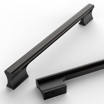 Asidrama 10 Pack 12.6 Inch(320mm) Oil Rubbed Bronze Kitchen Cabinet Handles, Cabinet Pulls Kitchen Cabinet Hardware Cupboard Handles Drawer Pulls - color: Oil Rubbed Bronze, size: 12.6" Hole Center(320mm), style: 10 Pack