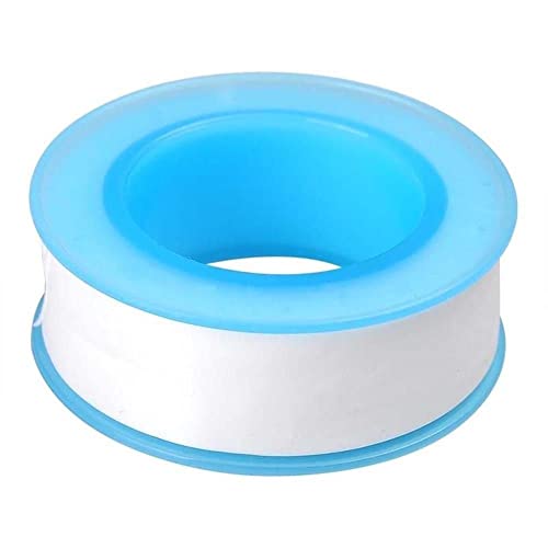 10PCS PTFE Thread Seal Tape for Water Pipe Plumbing Fittings, White 0.0075cm Thick Waterproof Leak Proof Sealing Tape