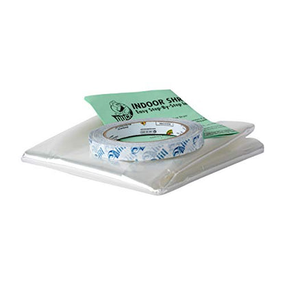 Duck 286218 Extra Large Patio Door Shrink Film Window Insulation kit, 1, Crystal Clear - size: 1 Pack