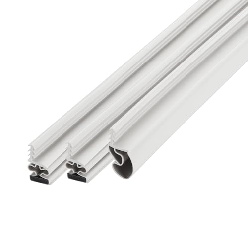 M-D Building Products 47006 White Vinyl with Magnetic Strip Top and Sides Door Seal Kit for Steel Doors - color: White