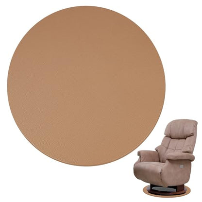 Recliner Pads for Hardwood Floors - Round Floor Rubber Mat for Recliners Protects Hardwood & Tile Floors from Scratches, Coffee - size: Coffee
