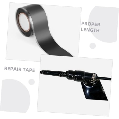 Cabilock Waterproof Tape Sealing Plumber Tape Caulk Duct Mastic Strips Repair Leak Sealer Removable Sealant Fix Leaks Flexible Tanking Adhesive for Sticky Black
